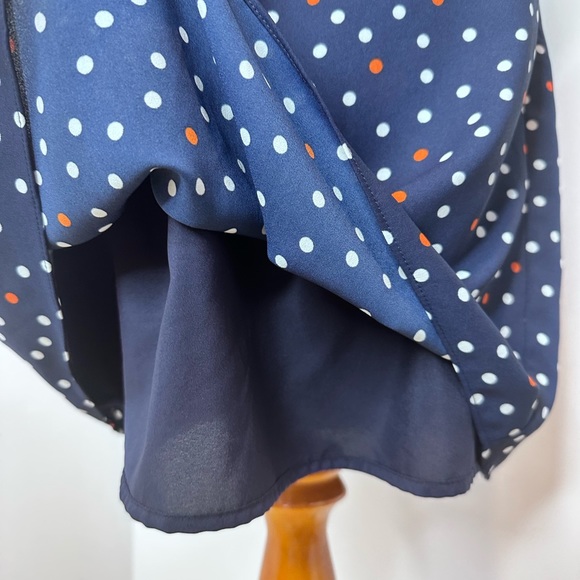 Madison Jules Blue Polkadot Dress US S - Picture 10 of 10